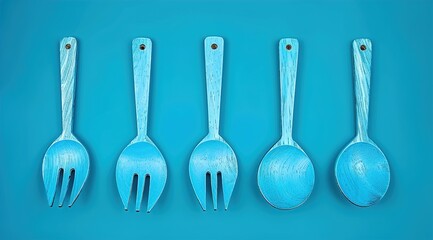 set of kitchen utensils