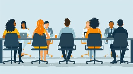 Showcasing a company dedicated to fostering continuous learning, this image captures employees participating in training sessions, highlighting their commitment to ongoing professional growth.