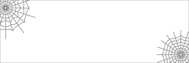 Fototapeta premium Set group halloween spooky illustration with spider web