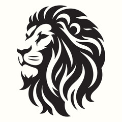 Lion Silhouette Vector Illustration Design