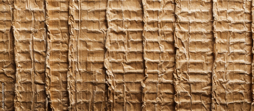 Fototapete closeup of a seamless cardboard texture for background or surface suitable for horizontal and vertic