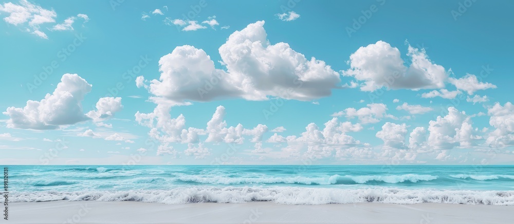 Aufkleber beach backdrop with copy space image