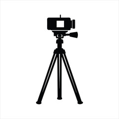 Camera stand vector