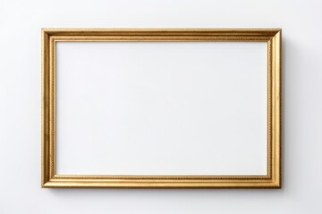 Modern design gold frame backgrounds white background rectangle.