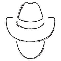 wild west brush strokes on a white background. Vector illustration.