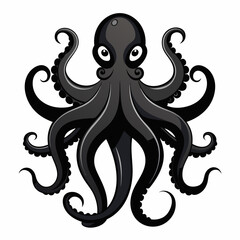 octopus icon vector