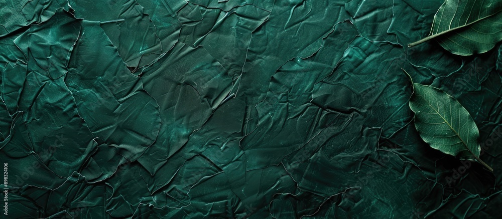 Aufkleber abstract dark green textured pattern background with copy space image suitable for wallpapers screen