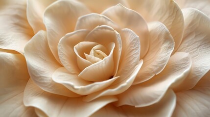  A close-up of a white flower with numerous petals concentrated at its core