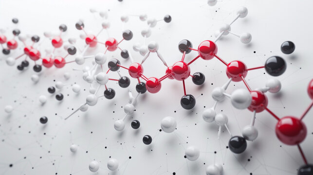 Detailed infographic of enzyme-substrate interactions and chemical reactions.
