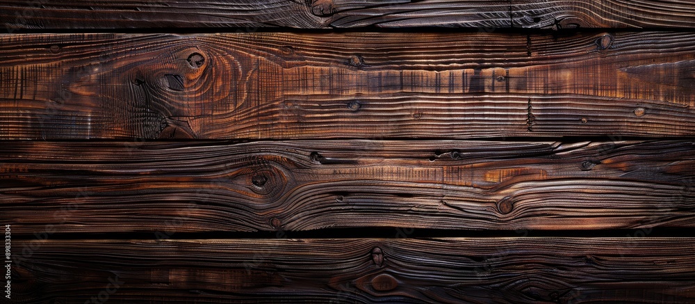 Aufkleber detailed closeup showcasing a brown wooden texture and background with ample copy space image