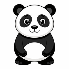 panda icon vector 