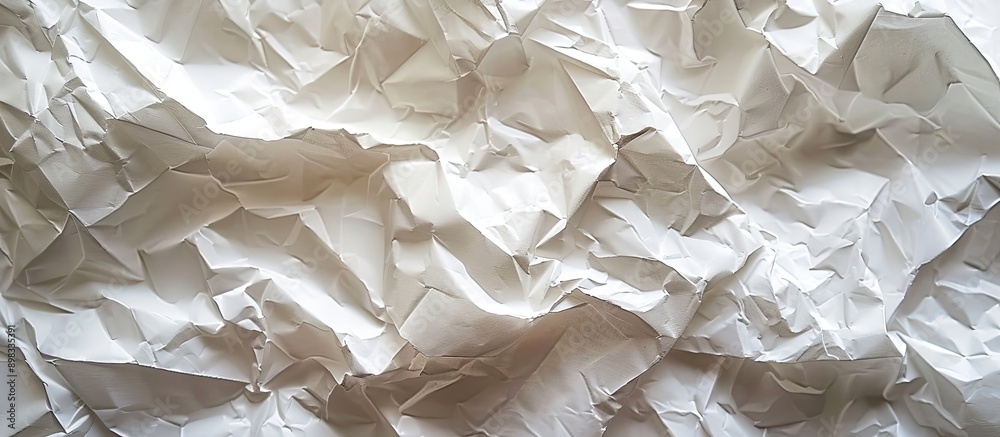 Aufkleber background with crumpled paper creating texture suitable for copy space image