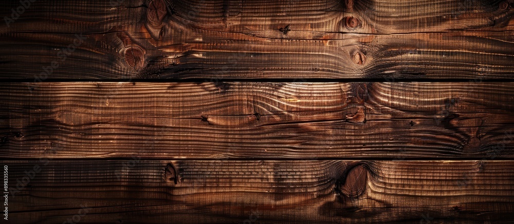 Leinwandbilder design with copy space featuring a textured brown wood background image