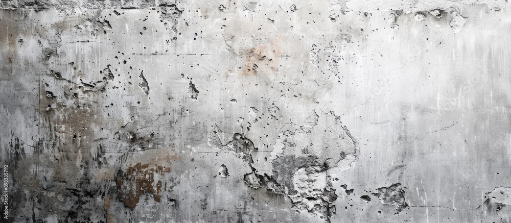 Poster Copy space image on a textured concrete wall background
