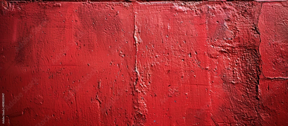 Poster closeup of a red textured wall with grunge providing copy space image