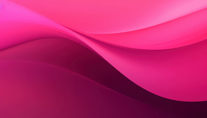 Beautiful Magenta Gradient with Soft Waves, Abstract Digital Art Background, Modern and Colorful Design