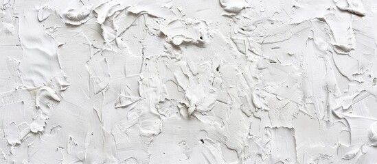 Beautiful white cement stucco wall background texture with painted surface design banners Ideal for copy space image