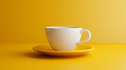 Vibrant Coffee Cup for Menus and Promotions Generative AI