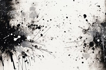 Grunge ink splash effect background