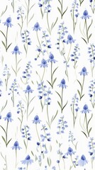 Bluebell pattern backgrounds wallpaper.