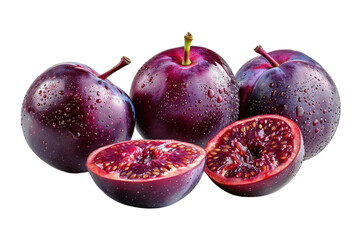 Obraz premium Vibrant Fruit Delicacy Isolated On Transparent Background