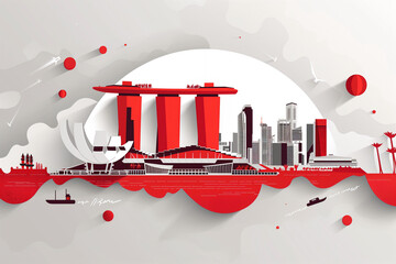 National Day of Singapore - Celebrated on August 9th