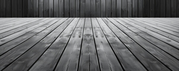 Cool silver wooden floors arranged horizontally, providing a sleek and modern backdrop for website or wallpaper designs with ample room for text or graphic elements.