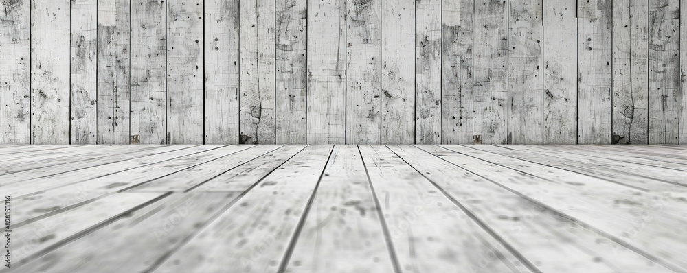 Wall mural light gray wooden floors backdrop, perfect for adding a modern touch to your website or wallpaper de