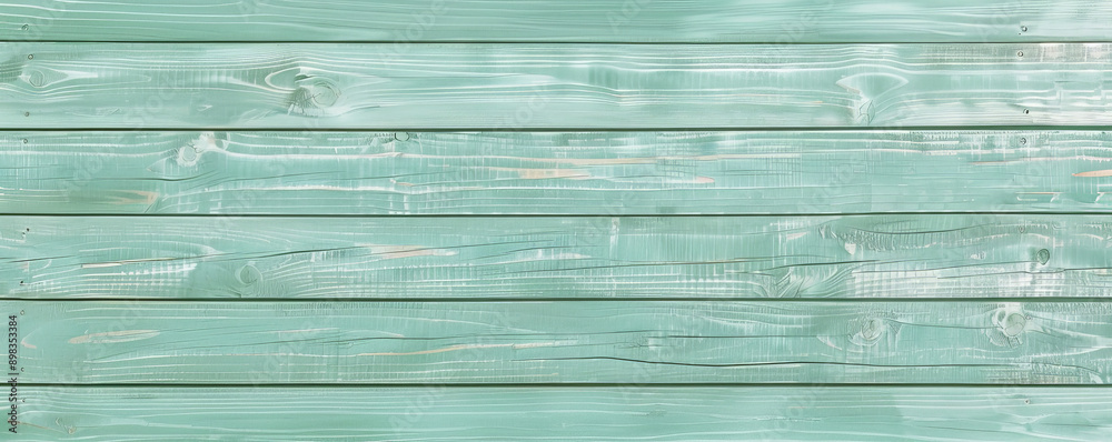 Wall mural soft mint green wooden floors used horizontally, creating a refreshing backdrop for website or wallp
