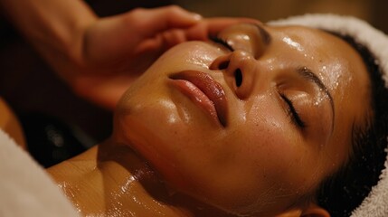 A woman receiving a massage in a spa, illustrating the benefits of relaxation therapy