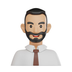 Professional Businessman Avatar 3D Icon