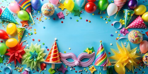 Party Fete Karneval Geburtstag  Dekoration Creative AI