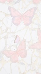 Fototapeta premium Butterfly pattern marble wallpaper backgrounds abstract fragility.