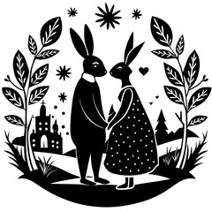 rabbit  Vector