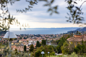view over lake in italy