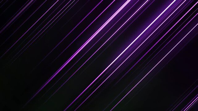 Elegant purple glow line background animaton