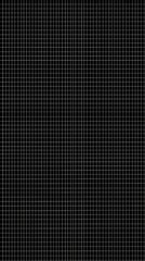 Black grid pattern backgrounds line repetition.