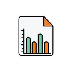  Histogram adjustments icon design with white background stock illustration