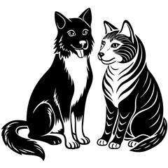 cat and dog 
