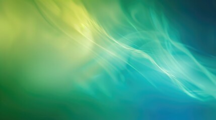 A green and blue background with a yellow line
