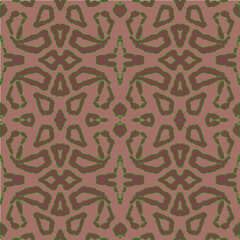 Blue and white watercolor ornament painted with watercolor on paper.