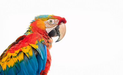 Obraz premium Macaw parrot close-up