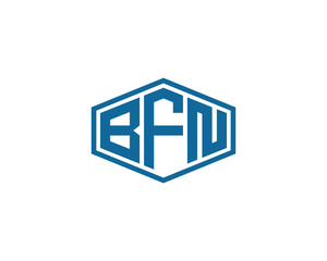 BFN logo design vector template. BFN logo design.