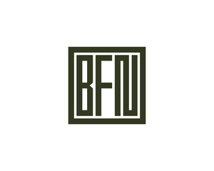 BFN logo design vector template. BFN logo design.
