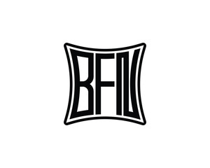 BFN logo design vector template. BFN logo design.