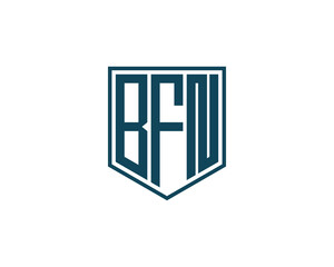 BFN logo design vector template. BFN logo design.