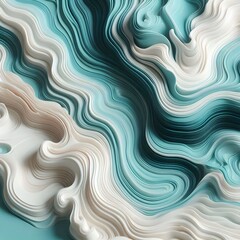 Marble vector texture. Abstract liquid wavy background. Optical illusion motion striped 3d effect.