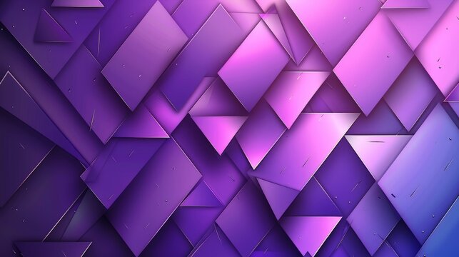 Abstract geometric background featuring overlapping shapes creating modern purple design