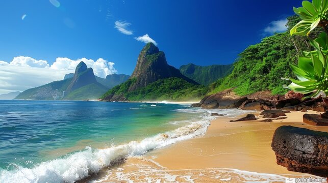 thiland beutiful nature pic in the sea and mounten at the beach 