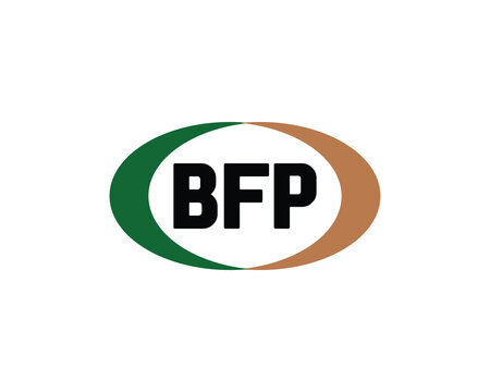 BFP logo design vector template. BFP logo design.